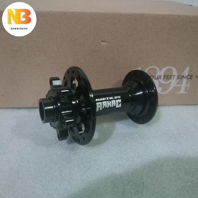 Original Hub Depan Nautilus Rakac TA Boost 15 x 110 mm 32 hole discbrake