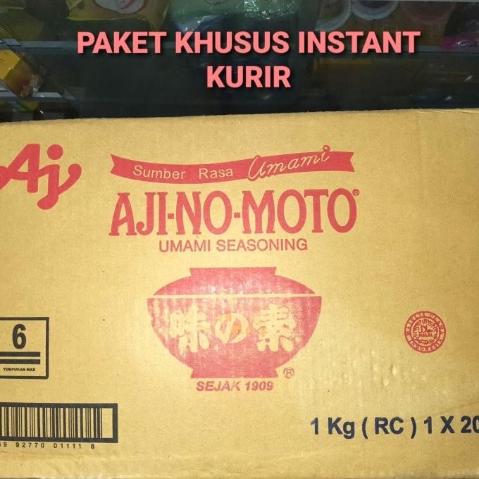 

Terbaru Ajinomoto 1 Kg x 20 Pcs