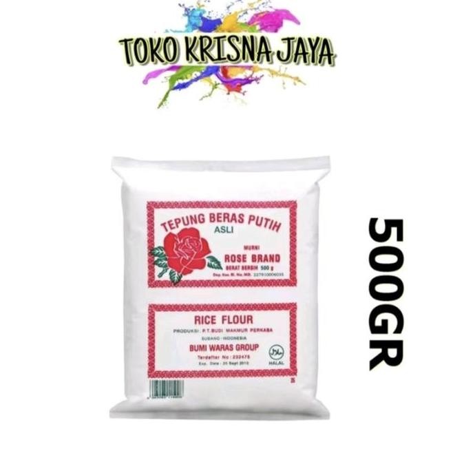 

Terlaris Tepung Beras Putih Rose Brand 500Gr