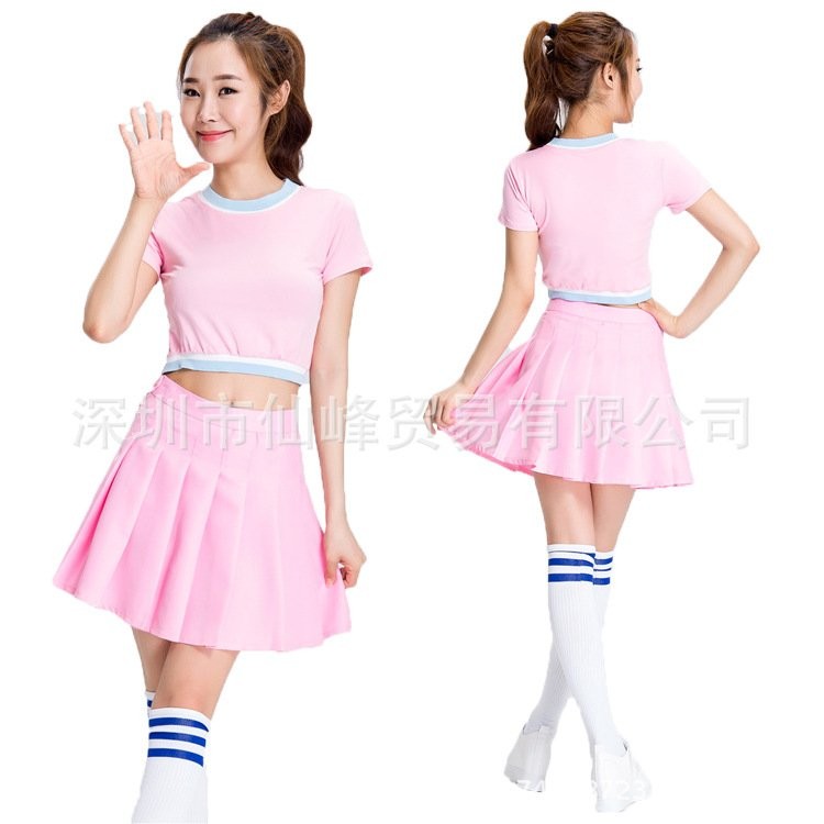 Girls' Generation Cheerleading Costume Cheerleader Outfit Soccer Girl Cheerleader Uniform Women's Se