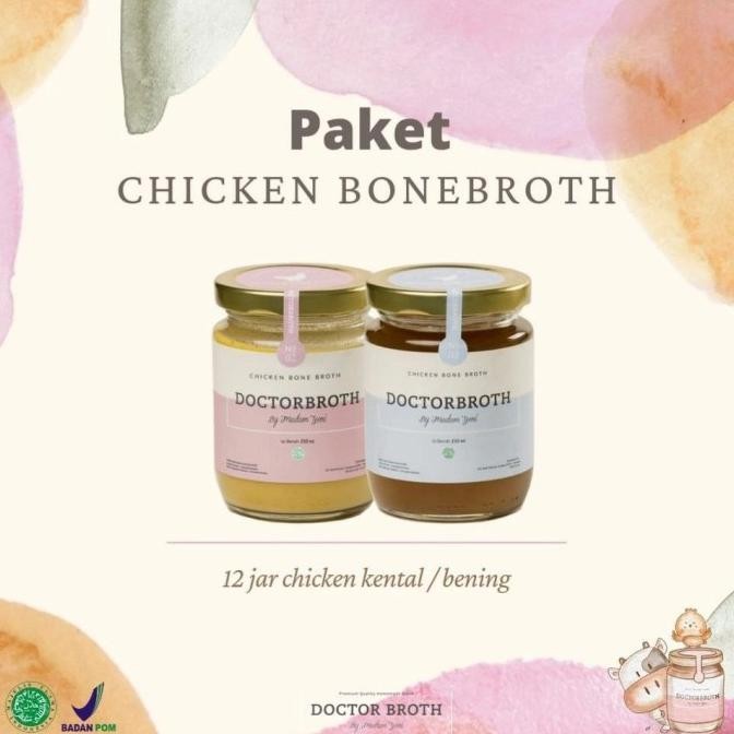 

Terbaru Paket chicken broth kental/bening 12jar