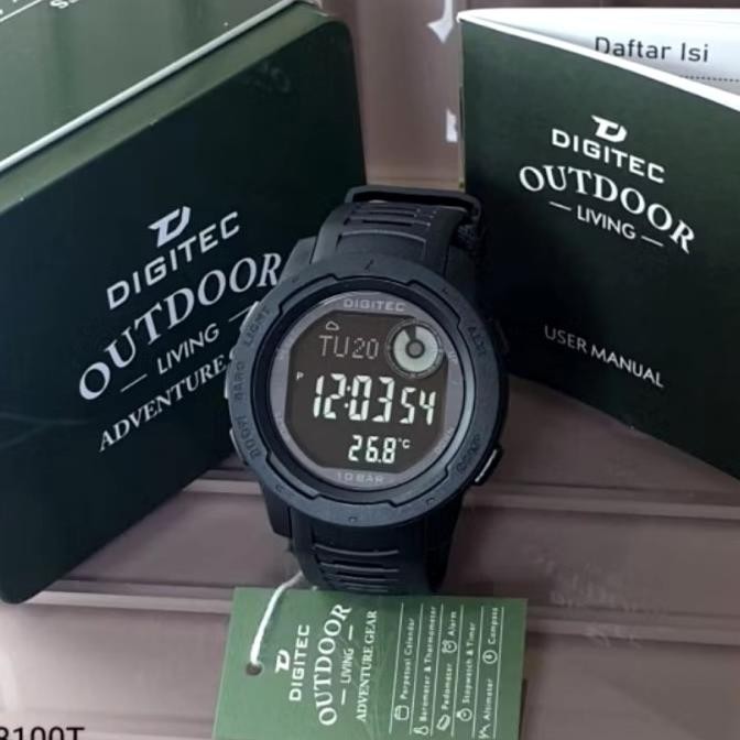 Jam Tangan Pria Digitec Outdoor Ds 8100 Original