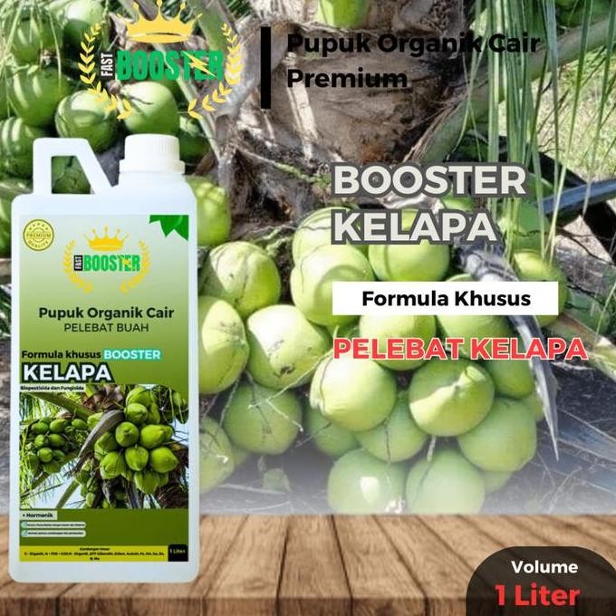 

Terlaris Pupuk Organik Cair Tanaman Kelapa 1L Booster Penyubur, Pelebat Buah Kelapa Dan Menyuburkan Tanah Dengan Kandungan Unsur Hara Lengkap - Bunga Kalium