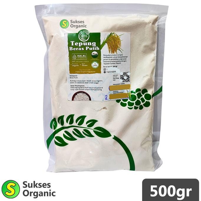

Terlaris Tepung Beras Putih | Lingkar Organik | 500Gr