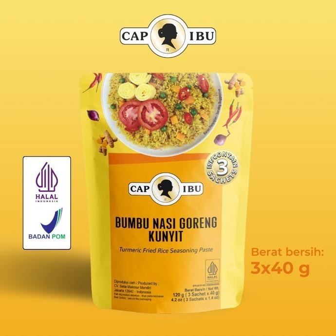 

CAP IBU Bumbu Nasi Goreng Kunyit Pouch - Bumbu Masak Instan Premium