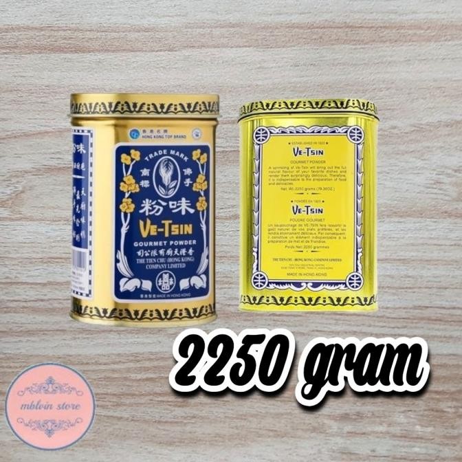 

Terbaru Vetsin Hongkong 2250 gram Ve-Tsin Penguat Rasa Gourmet Powder