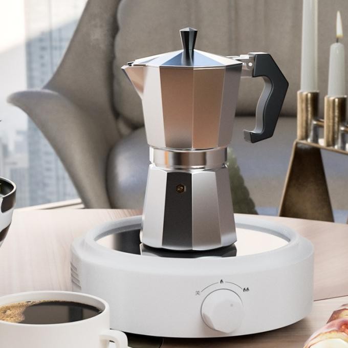 Roxart Mokapot Coffee 2/3/6 Cups / Mokapot Kopi / Mokapot Maker / Filter Pembuat Kopi Espresso