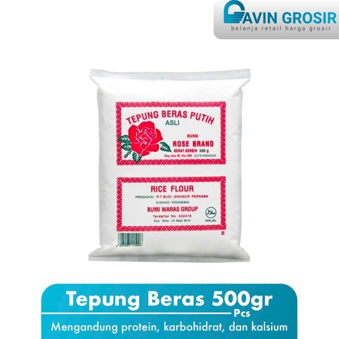 

Terlaris Rose Brand Tepung Beras 500 Gr (Kemasan Besar)