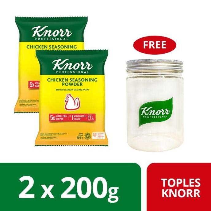 

Terbaru Knorr Chicken Seasoning Powder 200g (X2)Free Toples Knorr