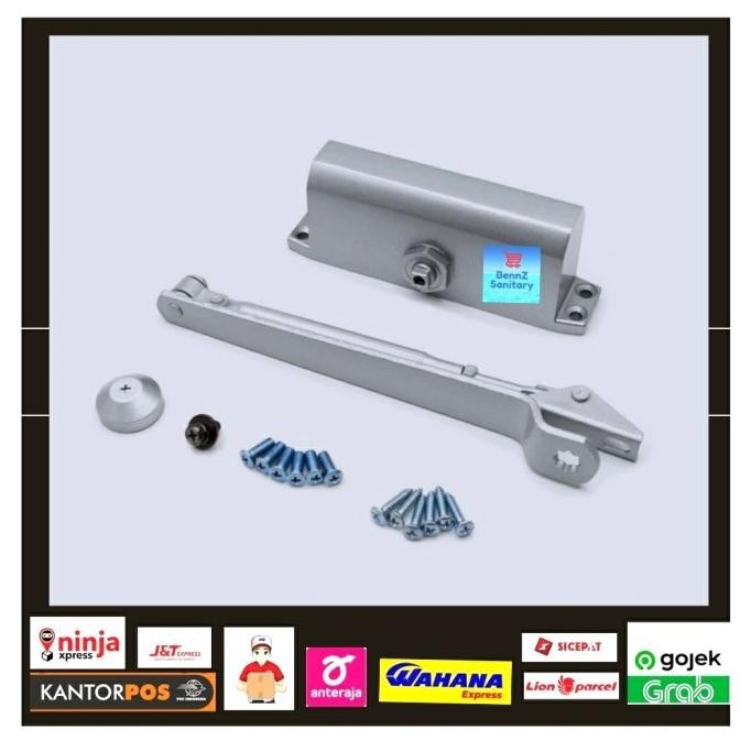 ready door closer alumunium/penutup pintu otomatis/door closer alumunium full besi