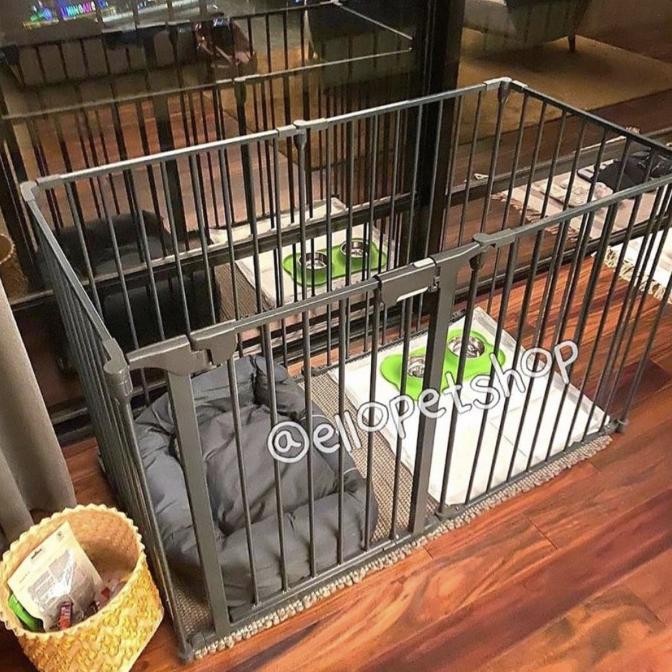 TERMURAH - PET FENCE / KANDANG PAGAR ANJING / PAGAR PEMBATAS ANJING /PAGAR KUCING