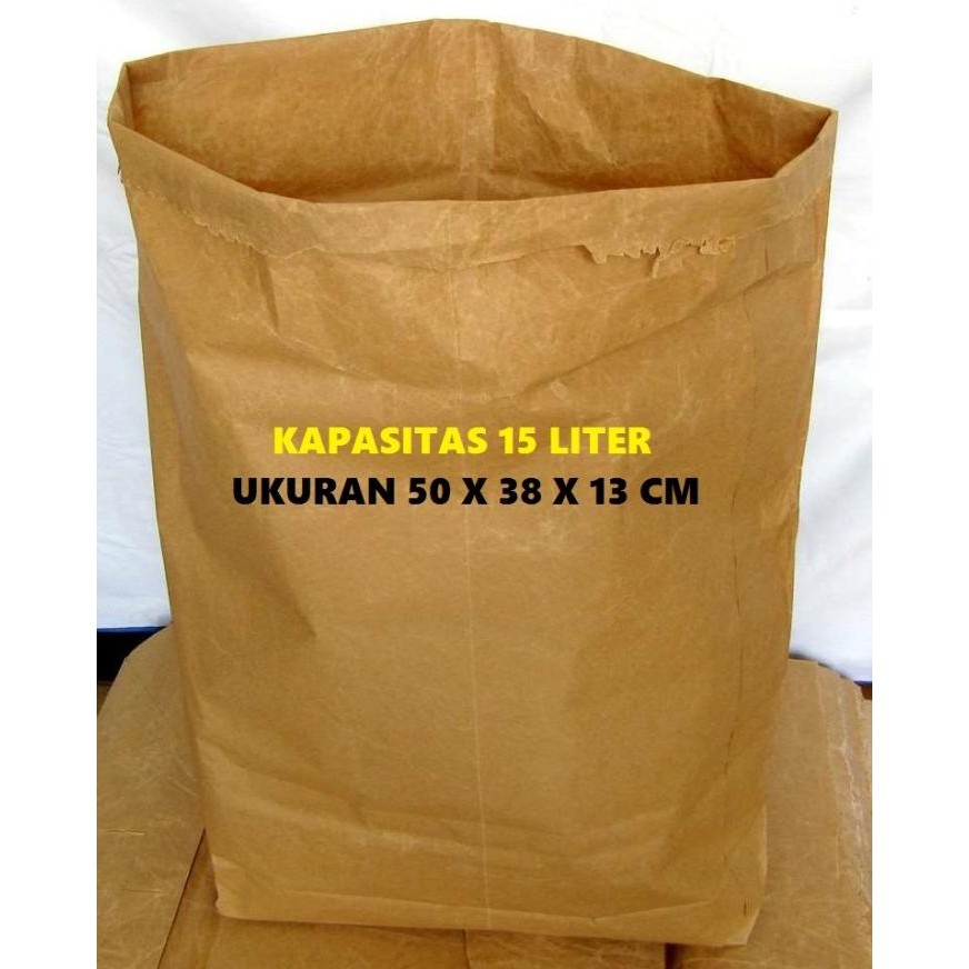 

Terlaris Kantong Semen / Kantong Kertas / Kantong Beras / Kantong Tepung 15 Ltr