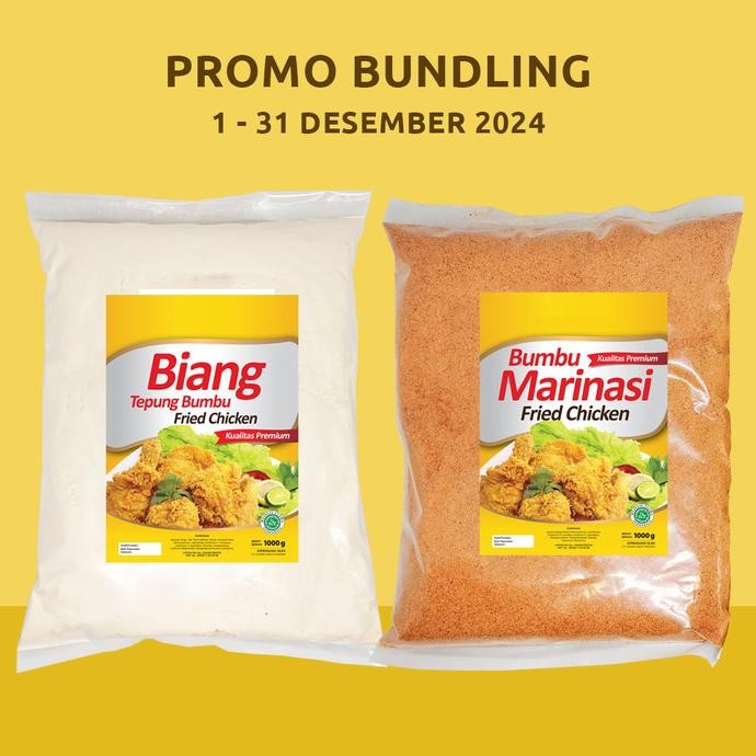 

Terbaru PAKET USAHA MINI (biang 1kg + marinasi 1kg)