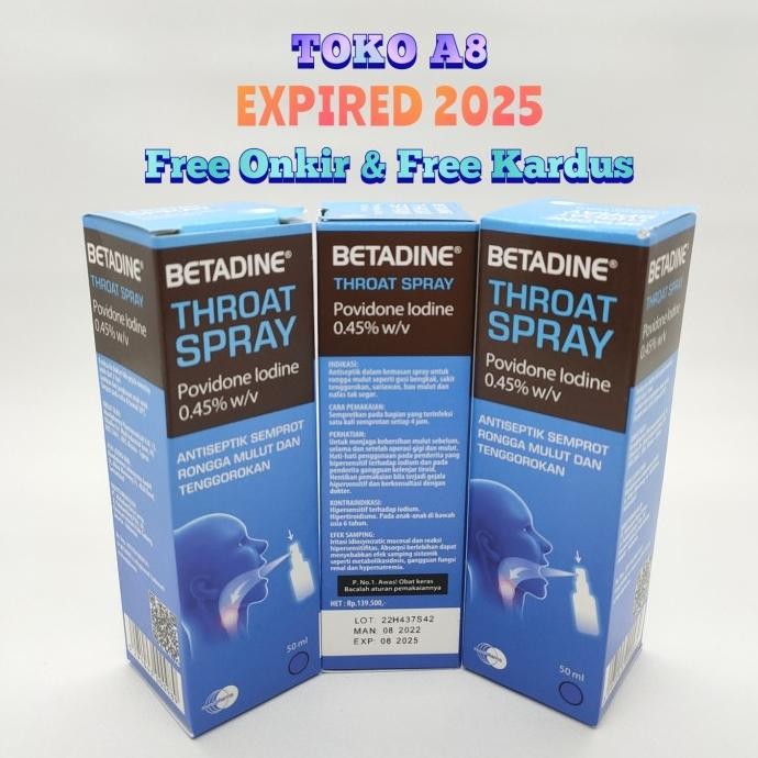Betadine Sore Throat Spray 50Ml Betadine Throat Spray Betadine Spray