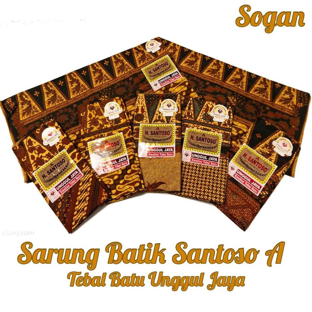 Kain Sarung Batik H Santoso A Halus Bagus Kwalitas Istimewa High Grade