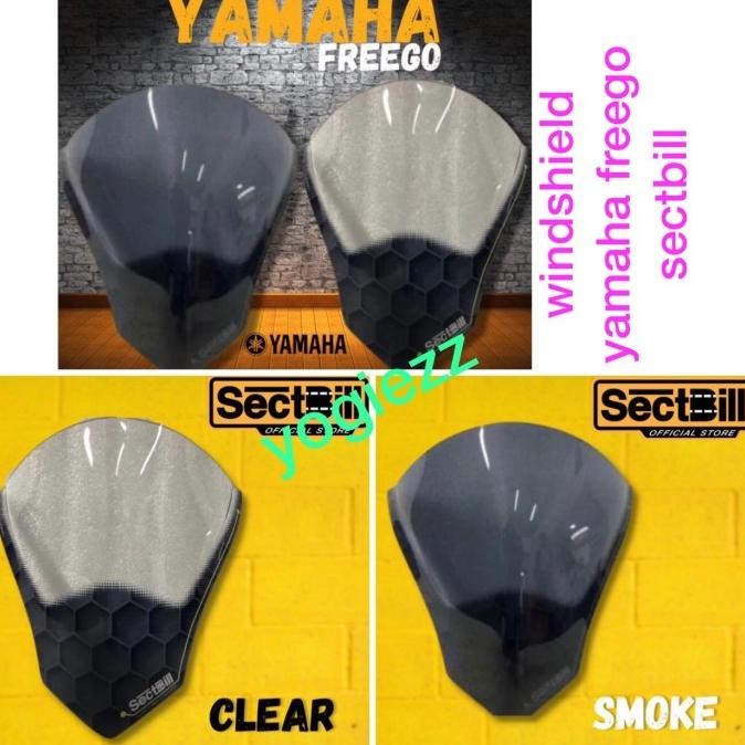 New windshield yamaha freego visor freego flyscreen freego sectbill carbon