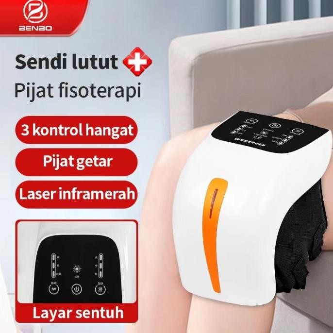 TERBARU - BENBO alat pijat lutut / alat fisioterapi inframerah /alat mijat lutut