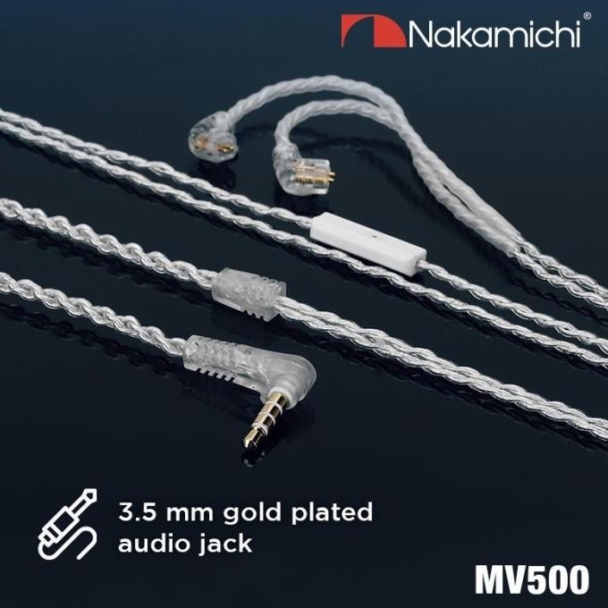Murah Nakamichi Mv500 Original In Ear Monitor Hd Earphone Mic