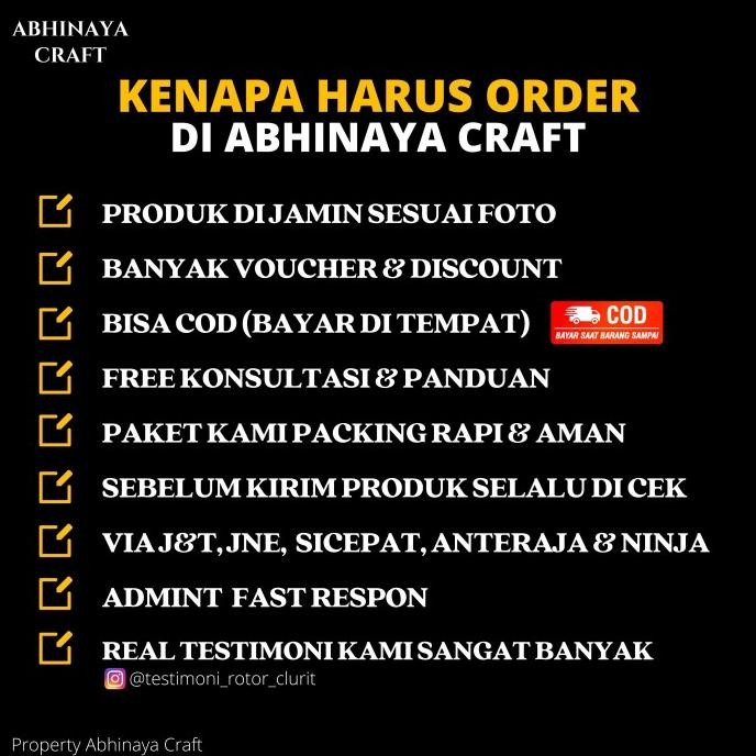 Rotor Clurit Pacul Celurit Kijang Kapsul 7K Efi 1.8 Krista Lgx Lx Lsx New Stok