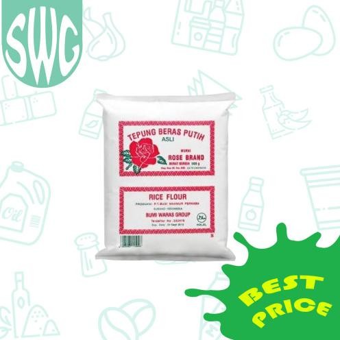

Terlaris Rose Brand Tepung Beras Putih Rice Flour 500 Gram