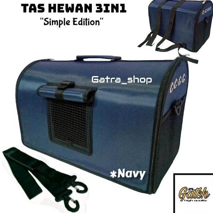 Tas Kucing Model 3In1 Simple Gatsh Petcargo Selempang