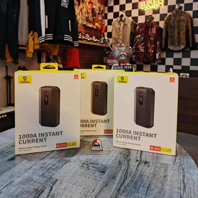 Murah Baseus Jumper Accu Motor Moge Mobil Kabel Jumper Starter Aki