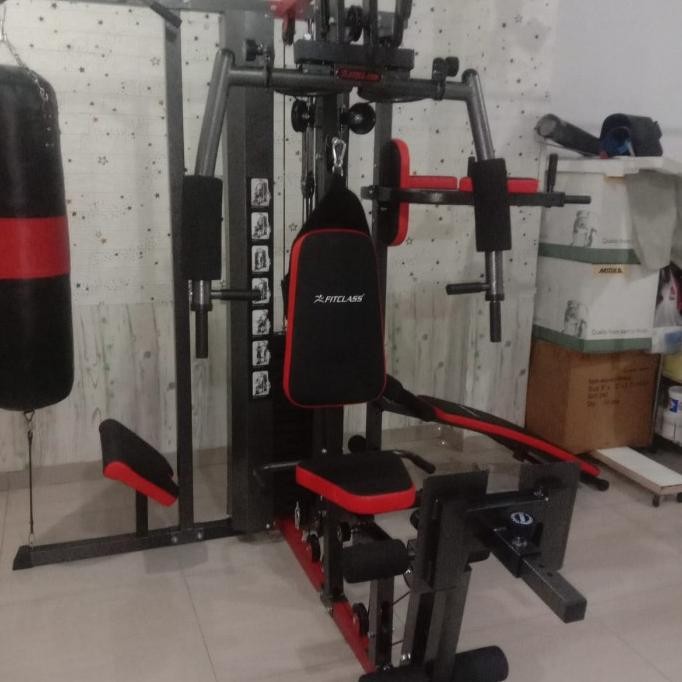Grosir Home Gym 1 Sisi Hg807 Fitclas Besi Berkualitas Kuat Dan Kokoh