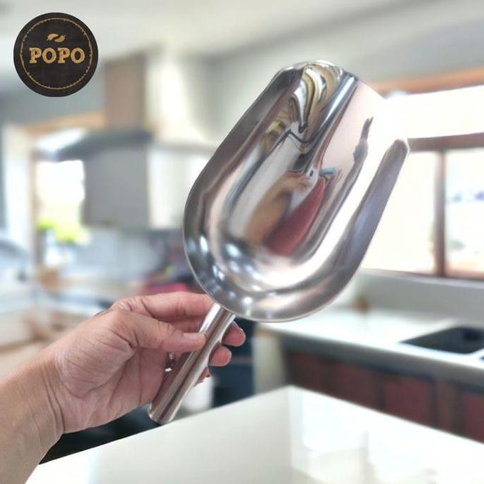 

Terlaris Penawaran Spesial Sendok Sekop Stainless Skop Serokan Es Gula Tepung Beras Ice Scoop Du3