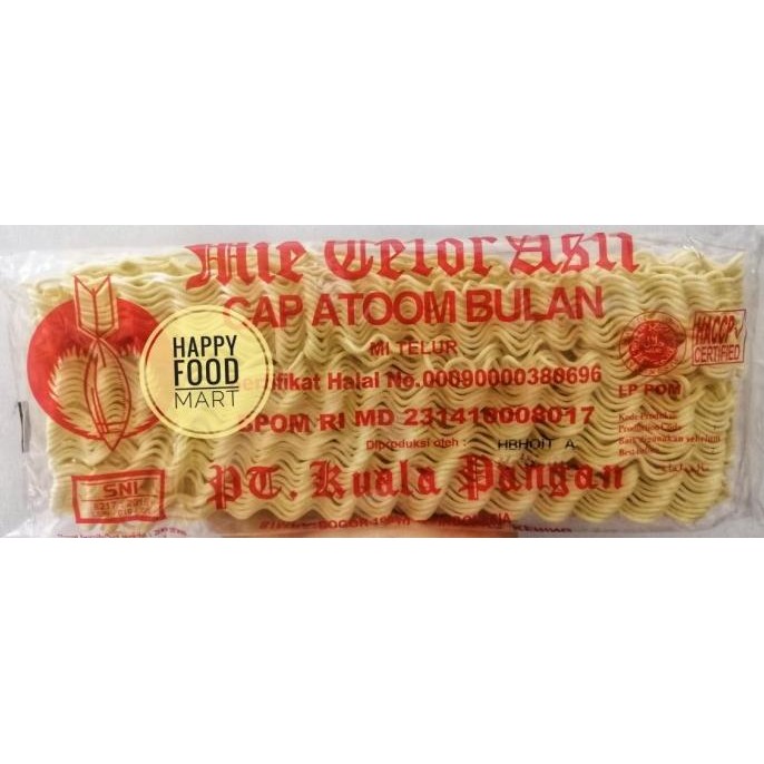 

Terlaris Mie Telor Cap Atoom Bulan 200G/Mie Atom/Mi Instan Kering Halal Murah