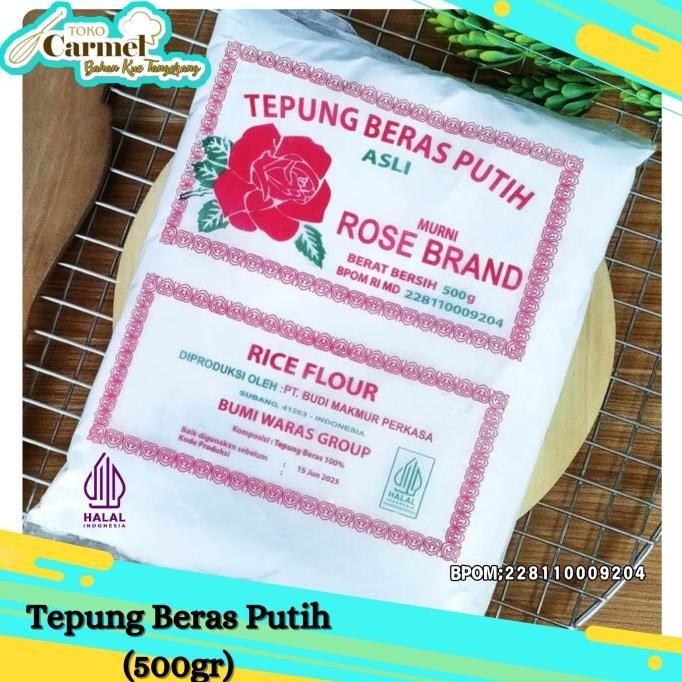 

Terlaris Tepung Beras 500Gr Rose Brand