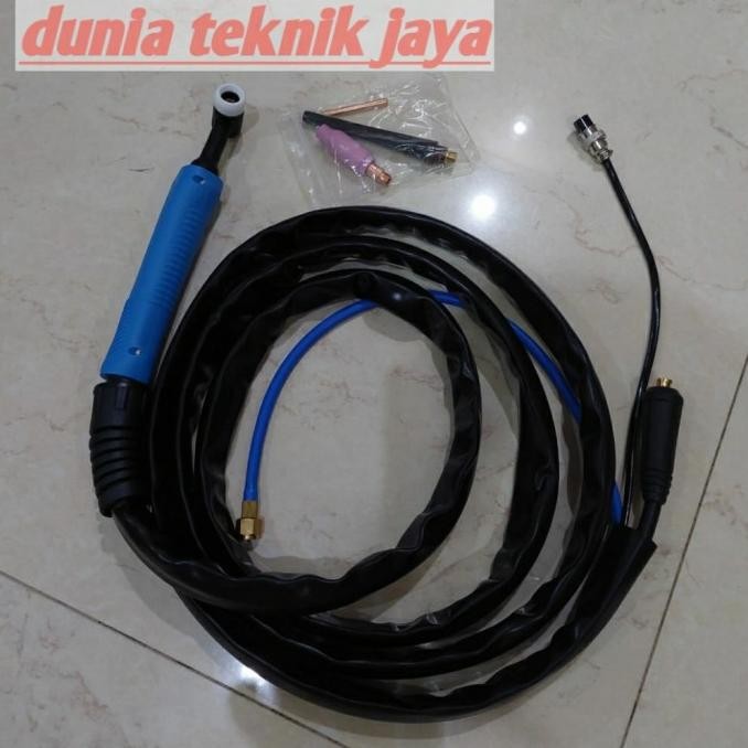 Tig Torch Stang Las Argon Wp17 Wp 17 Otomatis 3Meter 3 Meter Komplit New Stok