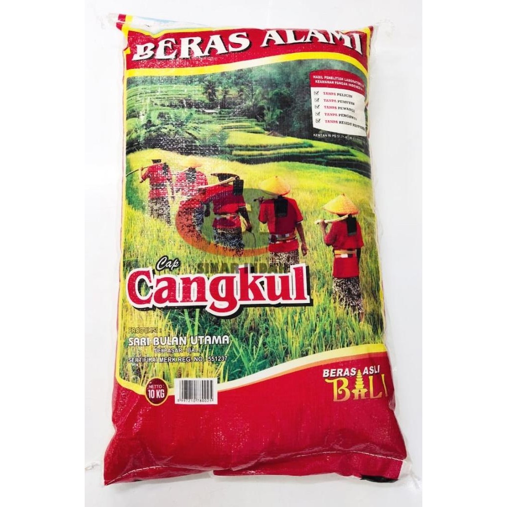 

Beras Cangkul Alami Asli Bali 10Kg New Stok