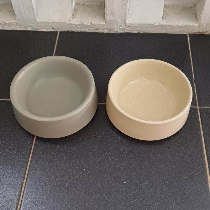 Tempat Makan Minum Anjing Kucing Bahan Keramik