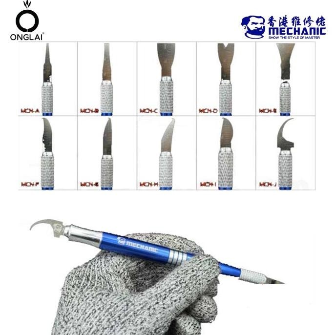 

Pisau Ic Mechanic S1016 Bga Repair Blade Set [10 In 1] Original 73560 New Stok
