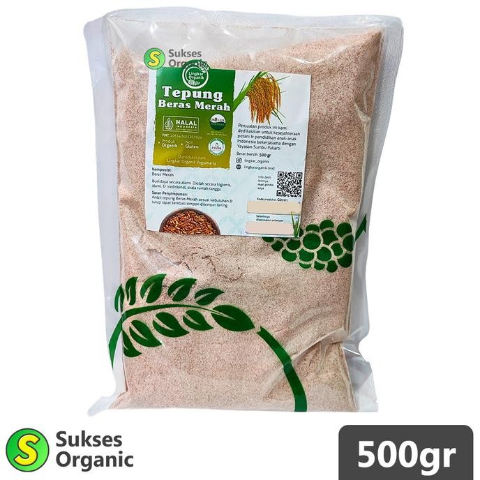 

Terlaris Tepung Beras Merah | Lingkar Organik | 500Gr