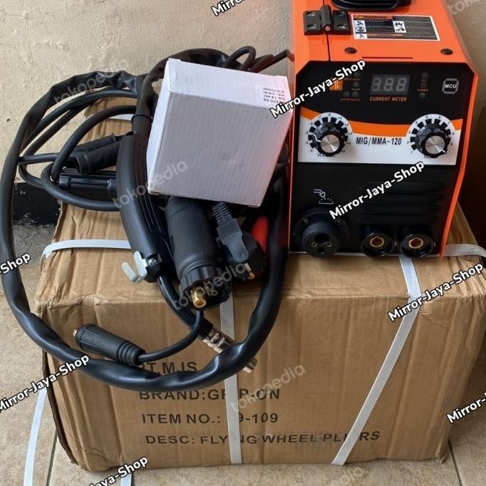 Emirates Mesin Las Mig/Mma 120A Tanpa Gas Flux Core Germany Technology New Stok