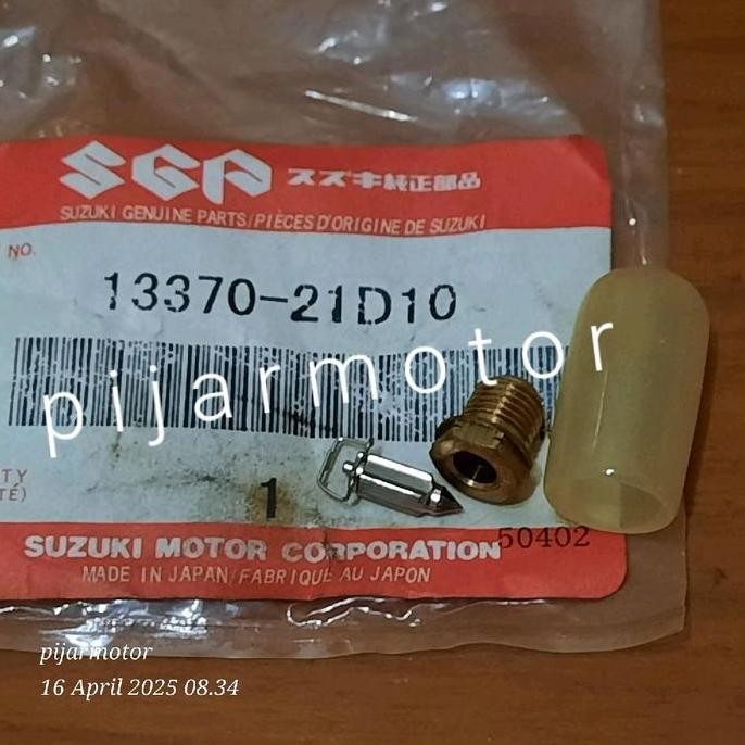 populer] Needle Valve Assy Jarum dan Rumah Pelampung Karburator Suzuki Satria 120 S Lumba 5 Speed