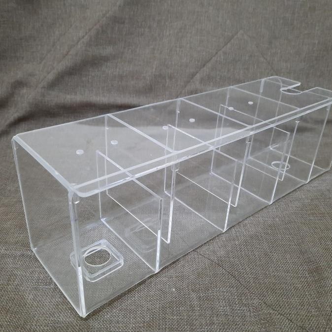 siap kirim top filter aquarium akrilik besar 5 chamber