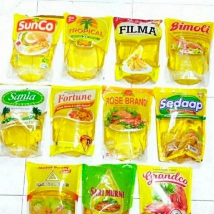 

EXP LAMA MINYAK 1L KEMASAN RANDOM (SANIA, FILMA, TROPICA, BIMOLI, GRANCO, DLL)