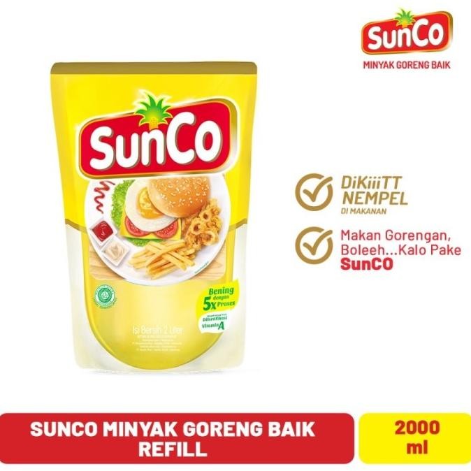 

EXP LAMA SUNCO MINYAK GORENG 2 LITER REFILL HALAL PRODUK MINYAK GORENG TERBAIK