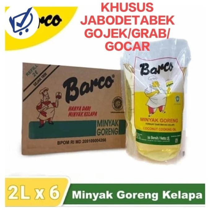 

EXP LAMA BARCO MINYAK GORENG KELAPA MURNI COCONUT COKLOKING OIL 2 LITER KHUSUS GOJEK