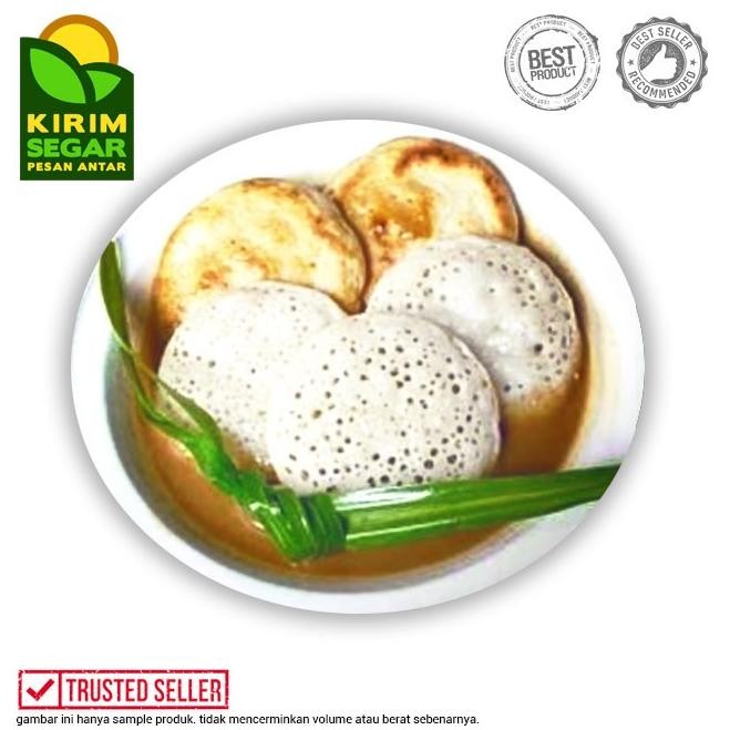 

Terlaris Seerabi / Kue Serabi Tepung Beras Kelapa Kuah Gula Aren/Isi5Pcs