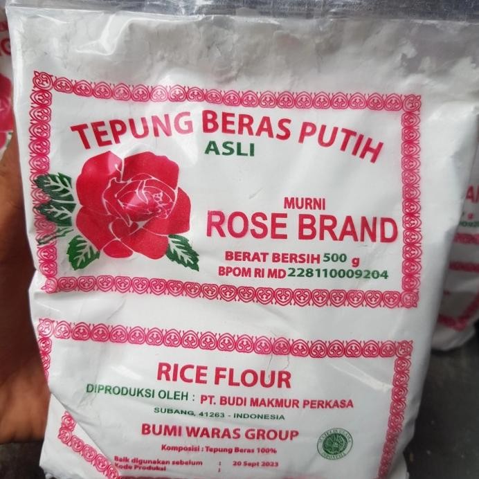 

Terlaris Tepung Beras Rose Brand 500Gr