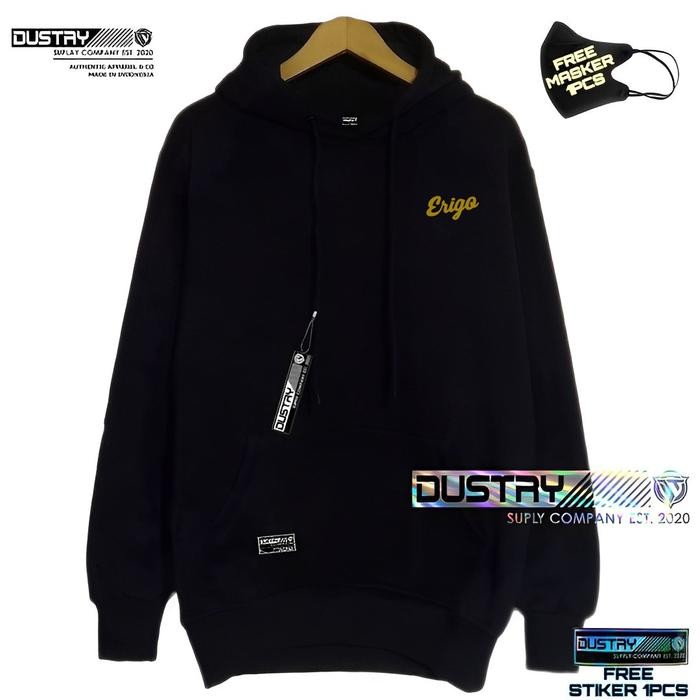 Jaket Sweater Pria Terbaru 2023 Kekinian Hoodie Distro Pria ERIGO GOLD Original Sweater Hoodie Pria