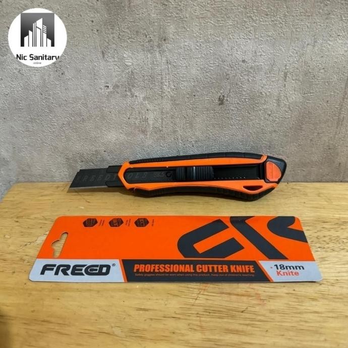 

Gha-68 Ybw-2429 Freed Pisau Cutter Besar Dorong 18Mm / Cutter Dorong Bonus 1 Pcs Mata Pisau Murah