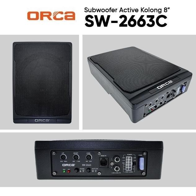 New Subwoofer aktif orca SW-2663/Sub Kolong Orca 2663/Basstube SW-2663