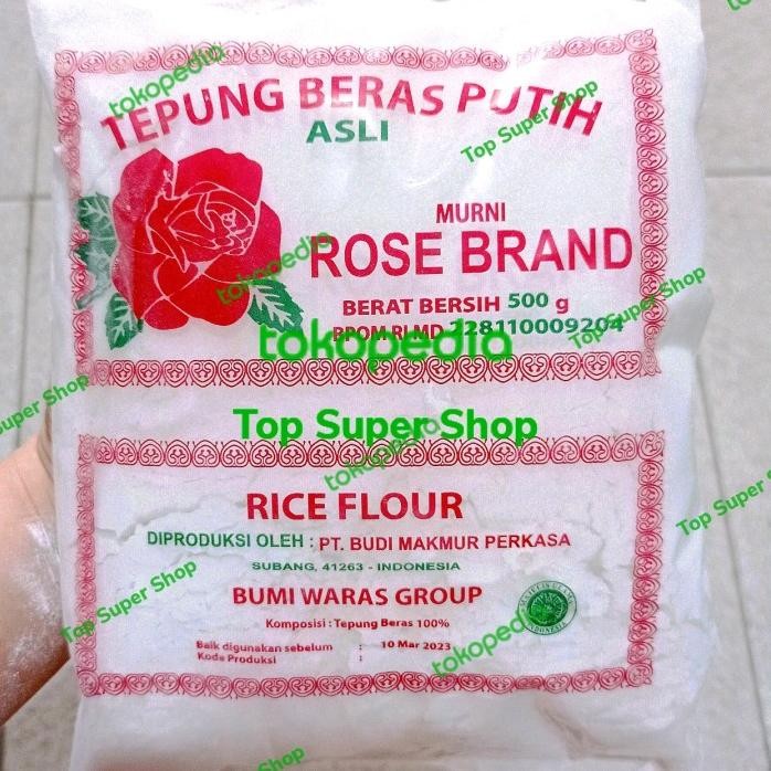 

Terlaris Tepung Beras Rose Brand 500 Gr