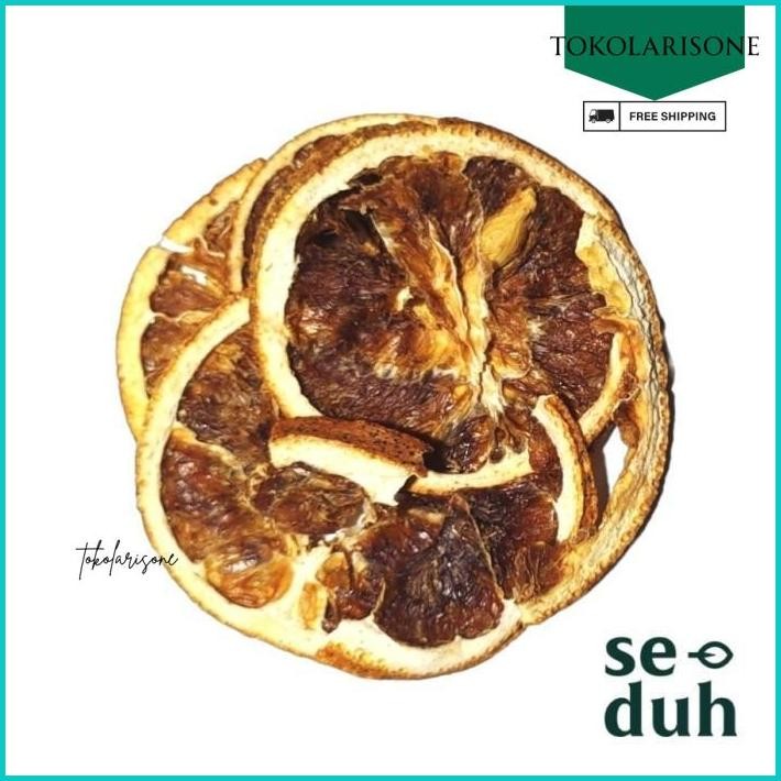 

(GRADE B) DRIED ORANGE SLICE FRUIT / BUAH JERUK KERING 8 GRAM