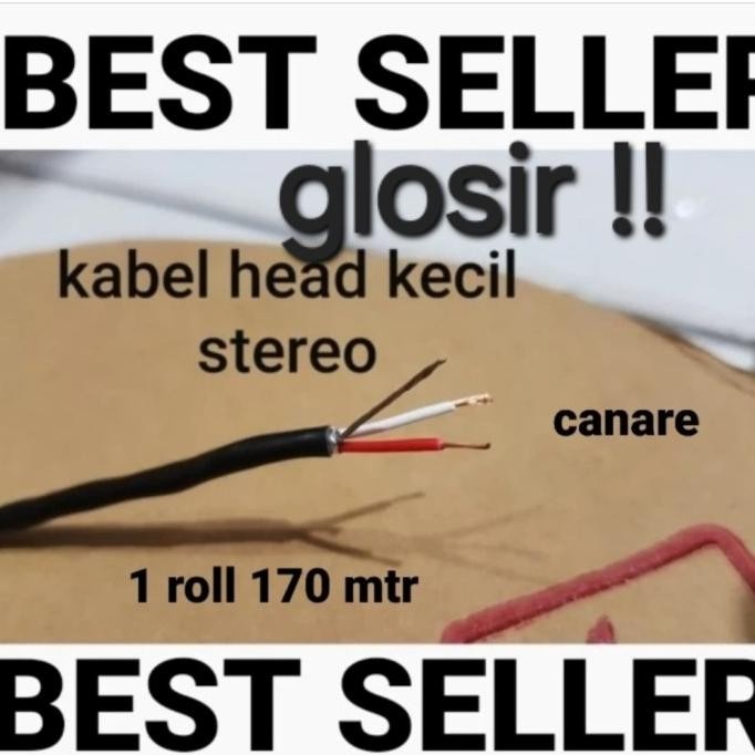 KABEL HEAD STEREO )             kabel anti noise  rakit mic potensio aux rca coaxial microfon The ca