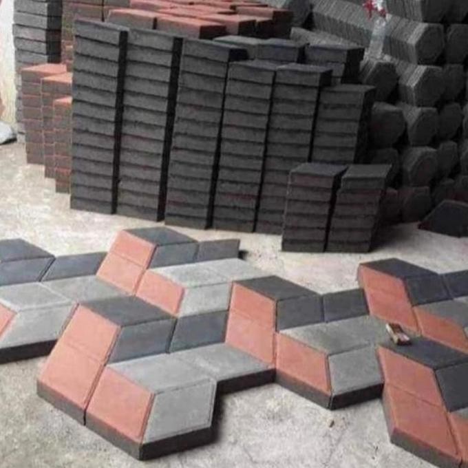 baving block 3D/baving press hidraulik mutu k-350/conblock/paving blok CS